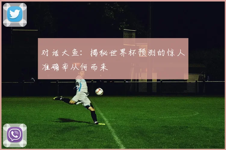 对话大鱼：揭秘世界杯预测的惊人准确率从何而来
